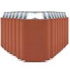 Blank Beer Can Cooler Sleeves (110-Pack) Soft Insulated Beer Can Coolies - HTV Friendly Blank Koolies in Bulk for Beer Cans & Bottles - Coolie Blanks for Vinyl Projects & Wedding Favors (Burnt Orange) view 1
