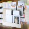 Sintuff Book Display Rack 4-tiered Stand 18" Comic Book Display Rack, White view 4