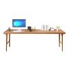 PC Desk Stable Wood Desk Double Home Writing Desk Modern Minimalist Desktop PC Workstation Working Study Table, Easy to Assemble Office Desks (Size : 1.2 Meters) view 1