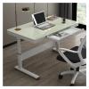 PC Desk Home Study Lifting Table Standing Office PC Desk Height-Adjustable Manual Lifting Writing Workstation Desk with Drawer Modern Minimalist Gaming Table Office Desks (Color : B, Size : 0.8 Mete view 1