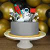 21 Pcs Space Cake Topper for Decorations - Astronaut, Rocket, Planet, and Outer Space Cupcake Toppers for Party Decorations view 3