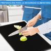 2 Pcs Rubber Bar Mat, Black Waterproof Heat Insulating Anti Slip Coffee Bar Mat Barber Mat for Bar Restaurant 45x30x1cm view 3