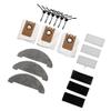 Luxuypon Replacement Mop Pads Dust Bags Compatible with Laresar L6 Pro Ultenic T10 Robot Vacuum Cleaner view 3