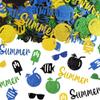 Hying 200 Pieces Summer Confetti Decorations for Table, Summer Ice Cream Sequins Glitter Yellow Blue Table Confetti Sea Fish Sunglasses Paper Confetti Decoration for Summer Holiday Beach Party Favors view 1