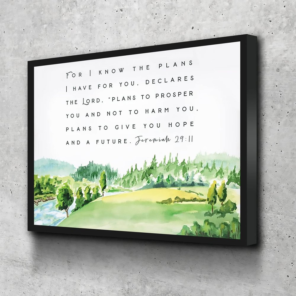 Sconces Wall Decor,For I Know The Plans I Have For You,Jeremiah 29:11,Bible Verse Print,Christian Home Decor,Scripture Print,Bible Verse Wall Art Decor,8x12 Inch Framed Wall Art