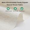 Tonature Free-Stop Cordless Shades with Valance, Natural Woven Cordless Blinds, Room Darkening Roller Shades for Home, Roller Window Shades, Door Blinds for Windows, Cream, 41" W x 48" H view 3