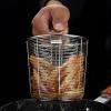 Fenteer Round Wire Fry Basket Easy Storage Deep Fry Basket French Fries Basket Multipurpose Portable Food Fried Basket for Dumplings Pasta Cooking, 13.5cm view 4