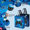 Sweetude 30 Pcs Video Game Gift Bag with Handle Game Party Supplies Reusable Gaming Non Goody Bag, 2 Styles(Blue) view 3