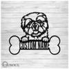 HUSOUL Customized Shih Tzu Metal Wall Art Decor, Custom Shih Tzu Art Metal Sign, Shih Tzu Dog Decor Metal Wall Art, Shih Tzu Metal Art, Gift For Shih Tzu Lovers view 3