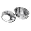 15/17 inch Oval Turkey Roasting Pan High Dome Chicken Roaster Pot Stainless Steel Fish Steamer with Rack and Lid for Roasting Vegetables Prime Rib Poultry (Extra deep) view 1