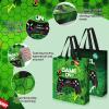 Sweetude 30 Pcs Video Game Gift Bag with Handle Game Party Supplies Reusable Gaming Non Goody Bag, 2 Styles(Green) view 3