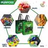 Sweetude 30 Pcs Video Game Gift Bag with Handle Game Party Supplies Reusable Gaming Non Goody Bag, 2 Styles(Green) view 4