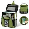 Attmu Portable Shower Caddy College Tote Bag, Quick Dry Hanging Toiletry Bag, Large Capacity Mesh Shower Caddy Portable for College Dorm Room Essentials for Boys and Girls for Bath Camping (Green) view 1