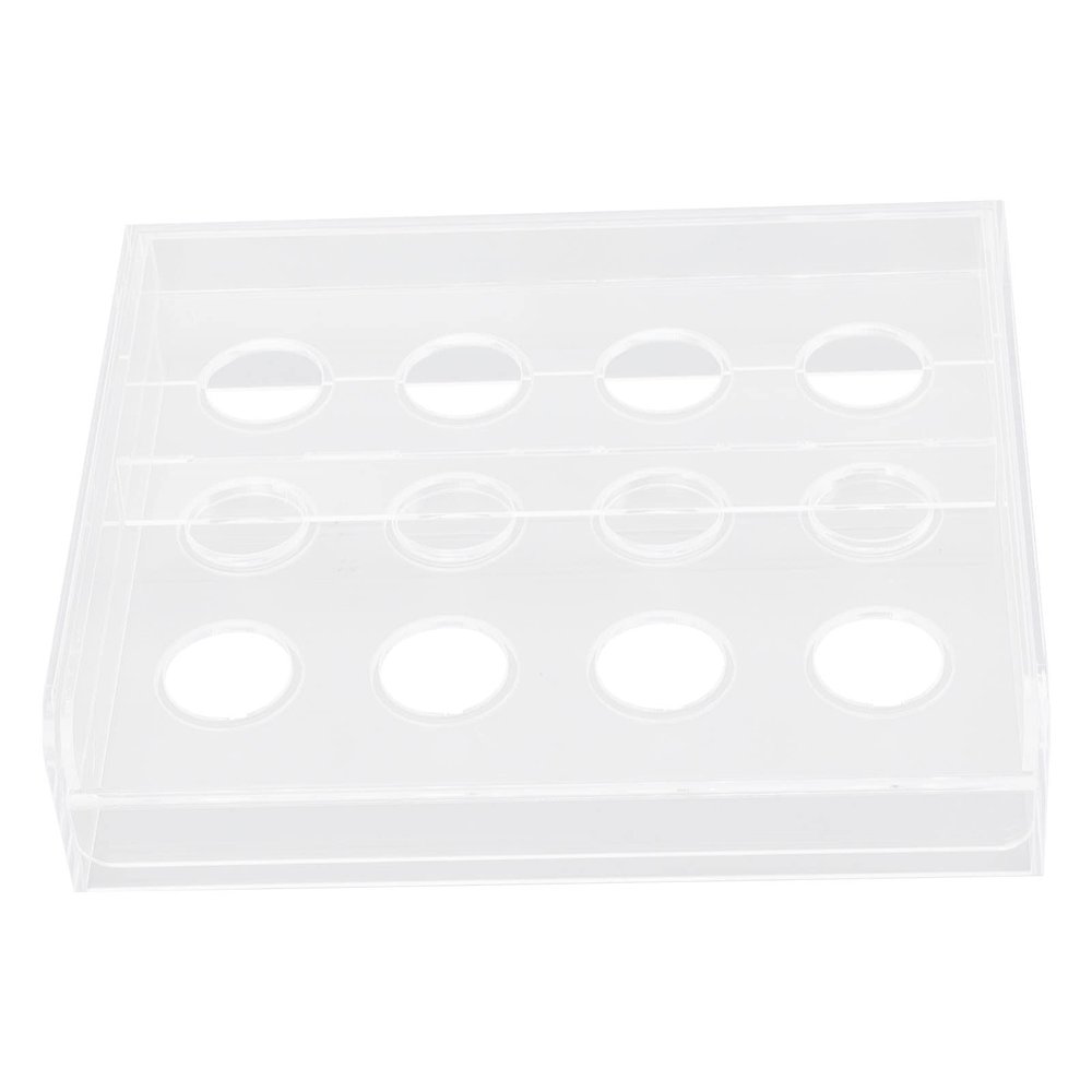 3Pcs Coffee Capsule Filling Tool Kits, Capsule Refill Tool with 12 Holes Coffee Capsules Holder Rack, Filling Cover Helper and Reusable Coffee Tamper, Portable Acrylic Coffee Accessory