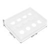 3Pcs Coffee Capsule Filling Tool Kits, Capsule Refill Tool with 12 Holes Coffee Capsules Holder Rack, Filling Cover Helper and Reusable Coffee Tamper, Portable Acrylic Coffee Accessory view 2