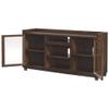 BOWERY HILL Modern/Contemporary Wood Mahogany 70" TV Stand view 4