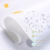 100% Blackout Roller Window Shades- Cordless Room Darkening Blinds, Door Shade with Thermal Insulated Bedroom Shades UV Rays Blocking, 78" W x 78" H White, Safety for Home view 3