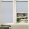 100% Blackout Roller Window Shades- Cordless Room Darkening Blinds, Door Shade with Thermal Insulated Bedroom Shades UV Rays Blocking, 28" W x 78" H Light Gray, Safety for Home view 2