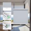 100% Blackout Roller Window Shades- Cordless Room Darkening Blinds, Door Shade with Thermal Insulated Bedroom Shades UV Rays Blocking, 74" W x 78" H Beige, Safety for Home view 4