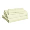 Favor Homes Ivory Bedding Luxury 4 Piece King Sheet Set 1 Flat, Sheet 21 Inch Deep Pocket Fitted Sheet & 2 Pillowcases view 1