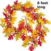 Artificial Oak Leaf Garland by Factory Direct Craft for Fall Decorating and Autumn Displays view 2