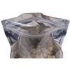 100PCS Silver Metallic Stand-Up Side Gusset Zip Top Lock Packaging Bags w/Window Food Storage (18x28+8cm (7x11+3.1")) view 3