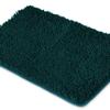 Yeaban Dark Teal Bathroom Rugs  Thick Chenille Bath Mats | Absorbent and Washable Bath Rug Non-Slip, Plush and Soft Rugs for Bathroom Floor, Shower, Sink - 26" x 44" view 1
