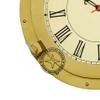 Antique Brass Nautical Navigation Marine Porthole Brass Wall Decor Clock Best for Gift Home School Office Collage 17 Inch (C T E) view 3