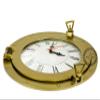 Antique Brass Nautical Navigation Marine Porthole Brass Wall Decor Clock Best for Gift Home School Office Collage 17 Inch (C T E) view 4