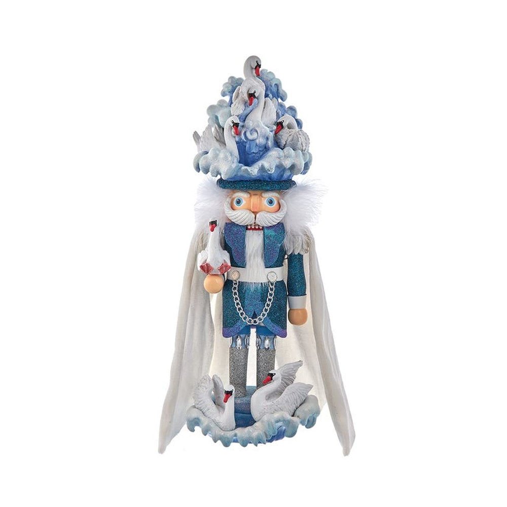 Kurt Adler 18-Inch Hollywood 7 Swans Swimming Nutcracker