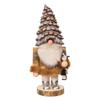 Kurt Adler 10-Inch Wooden Rustic Glamour Gnome Nutcracker view 1