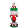 Kurt Adler 15-Inch Hollywood Nutcrackers Red, White and Green Candy Tower Hat Nutcracker view 3