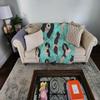 Caroline's Treasures MLM1041LQB Black and White English Springer Spaniel Quilted Blanket 50x60 Artwork Pattern Quilted Throw Blanket for Bed, Couch, Sofa, Soft and Lightweight view 2