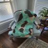 Caroline's Treasures MLM1041LQB Black and White English Springer Spaniel Quilted Blanket 50x60 Artwork Pattern Quilted Throw Blanket for Bed, Couch, Sofa, Soft and Lightweight view 4