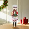 Kurt Adler 15-Inch Wooden African American Chef Nutcracker view 2