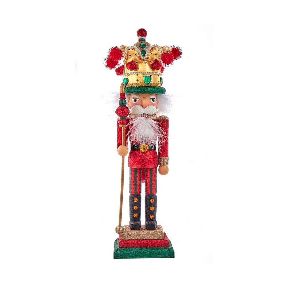 Kurt Adler 17.5-Inch Hollywood Mardi Gras King Nutcracker