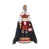 Kurt Adler 18-Inch Hollywood Nutcracker Mouse King - Red and Black Glittered Gemstone Accents by Holly Adler view 1