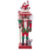 Kurt Adler 10-Inch Hollywood Black Nutcracker with Santa Hat view 1