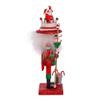 Kurt Adler 10-Inch Hollywood Black Nutcracker with Santa Hat view 2