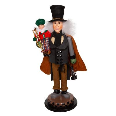 Kurt Adler 17-Inch Bob Cratchit and Tiny Tim Nutcracker