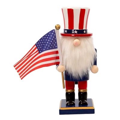 Kurt Adler 9-Inch Patriotic Gnome Nutcracker