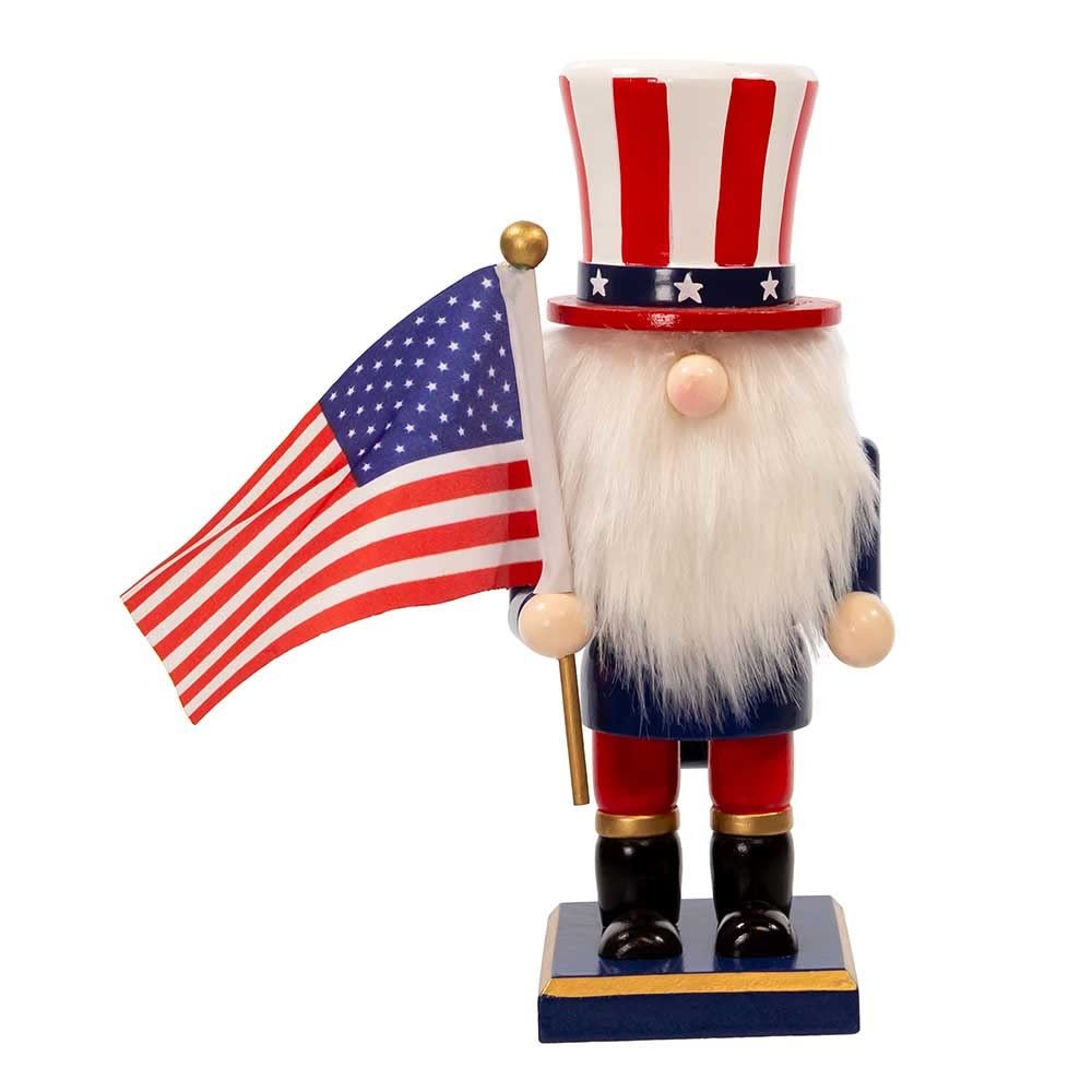 Kurt Adler 9-Inch Patriotic Gnome Nutcracker
