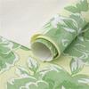 FIFTY FEET 12X120 Inch Shelf Liner for Kitchen Cabinets, PVC Drawer Liner for Dresser Non-Slip Bathroom, Non-Adhesive Cabinet Liner Washable (Green Flower)(5 Roll) view 1