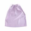 Lilac Satin Dust Bag - Extra Small to Extra Large - Silk peau de soie dust bag made in USA Light Purple (XXS Landscape - 10x7") view 1