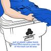 trash smell buster 32 Gallon Trash Can Cover Odor Eliminating Bag with Elastic Band Lemon Scented Durable Chemical Free 1 Cover view 4