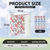 FIFTY FEET 18X96 Inch Shelf Liner for Kitchen Cabinets, PVC Drawer Liner for Dresser Non-Slip Bathroom, Non-Adhesive Cabinet Liner Washable (Red Floral)(4 Roll) view 3