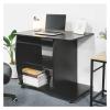 PC Desk Computer Desk Desktop Home Small Apartment Modern Simple Economical Space-Saving Furniture Desk Study Desk Office Desks (Color : Black) view 1