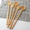 1 Pieces Olive Wooden Spoon,11 Inches Korean Style Long Handle Wooden Round Slotted Spoons for Jam Olive view 4