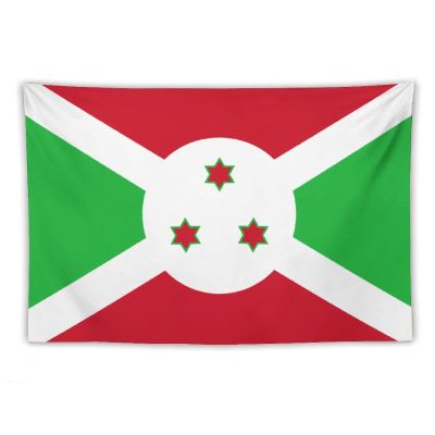 Calculay Burundi Flag Tapestry-Wall Hanging Home Wall Art Tapestry for Living Room/Bedroom/Dormitory Background Poster 40"x60"