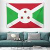 Calculay Burundi Flag Tapestry-Wall Hanging Home Wall Art Tapestry for Living Room/Bedroom/Dormitory Background Poster 40"x60" view 3